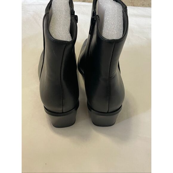 Lulus Rayaa Black Low Ankle Booties 8.5 - Picture 8 of 10
